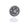 ΑΝΕΜΙΣΤΗΡΑΣ ΕΠΙΤΡΑΠΕΖΙΟΣ 80W Φ30cm 5 ΠΤΕΡΥΓΙΑ ΛΕΥΚΟ & ΓΚΡΙ ADELEQ - 18-5