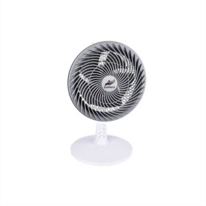 ΑΝΕΜΙΣΤΗΡΑΣ ΕΠΙΤΡΑΠΕΖΙΟΣ 80W Φ30cm 5 ΠΤΕΡΥΓΙΑ ΛΕΥΚΟ & ΓΚΡΙ ADELEQ - 18-5