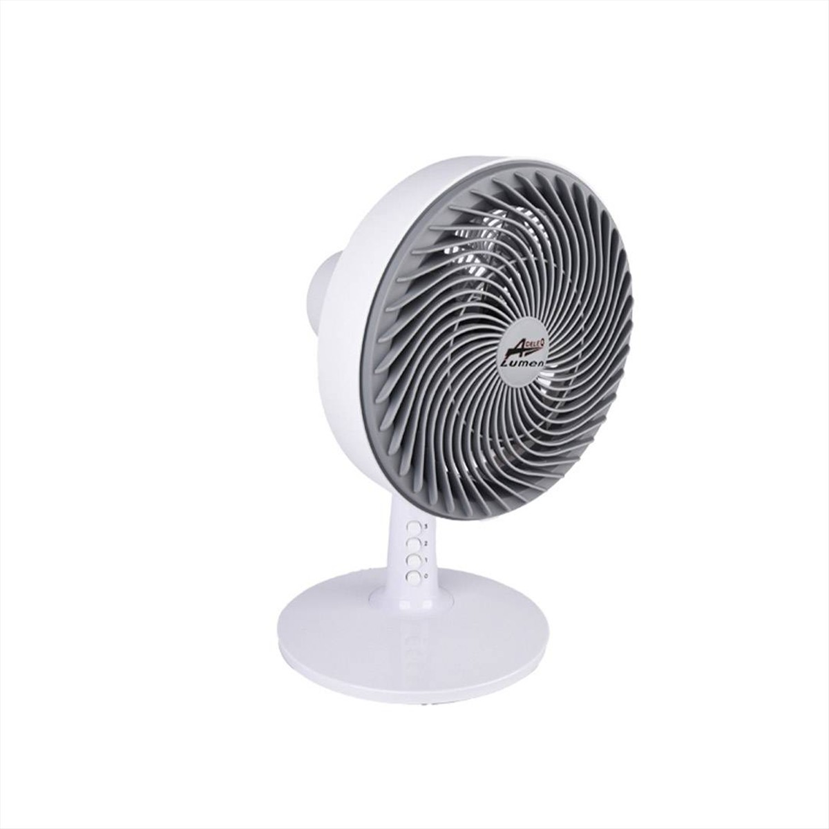 ΑΝΕΜΙΣΤΗΡΑΣ ΕΠΙΤΡΑΠΕΖΙΟΣ 80W Φ30cm 5 ΠΤΕΡΥΓΙΑ ΛΕΥΚΟ & ΓΚΡΙ ADELEQ - 18-5
